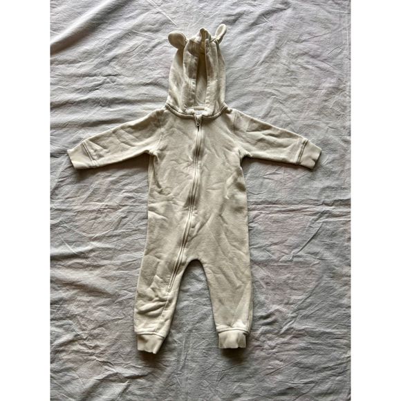 Rise Little Earthling Other - Rise Little Earthling Bunny Hooded Romper 18-24M Easter Rabbit